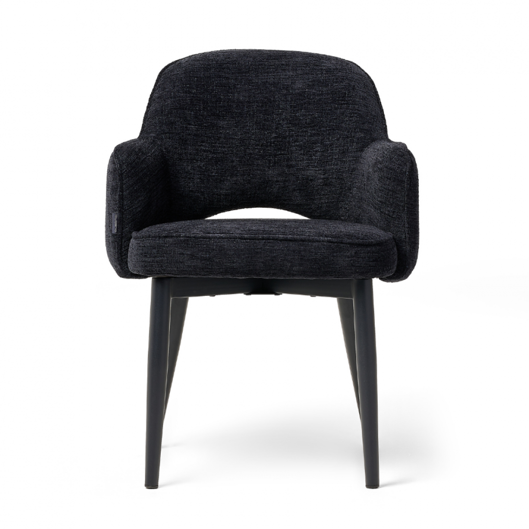 DL MICKEY BENTO Black design Upholstered indoor chair
